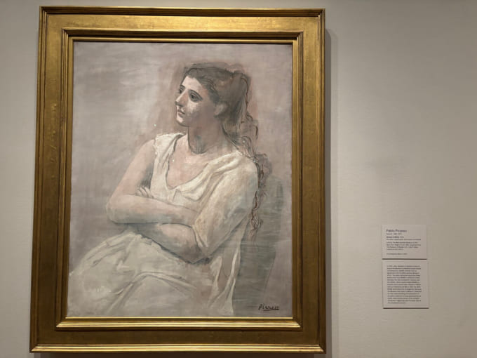 パブロ・ピカソ『白い服の女』ニューヨーク近代美術館「MoMA」