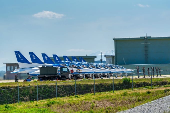 航空自衛隊　松島基地のブルーインパルス