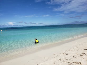 キレイな海が広がるマニャガハ島