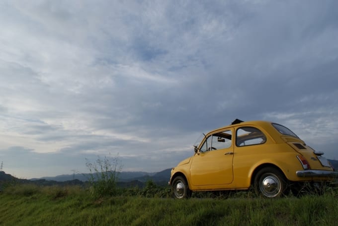 ルパンの愛車「FIAT500」イメージ