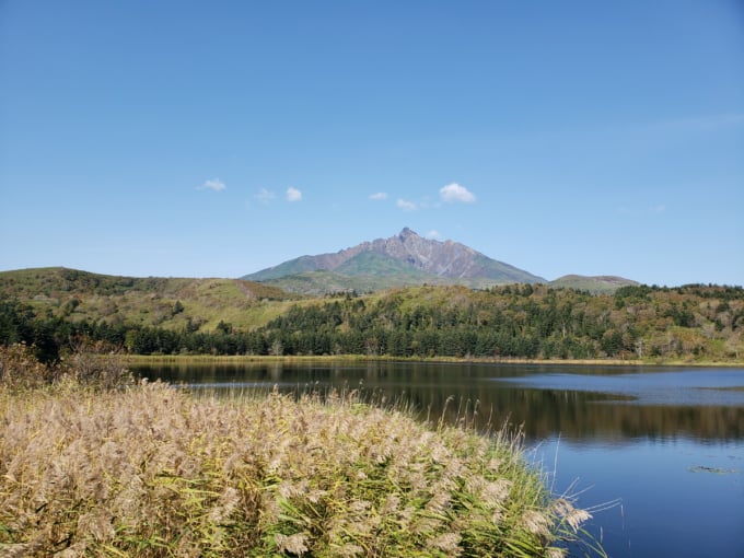 オタトマリ沼から眺める利尻富士