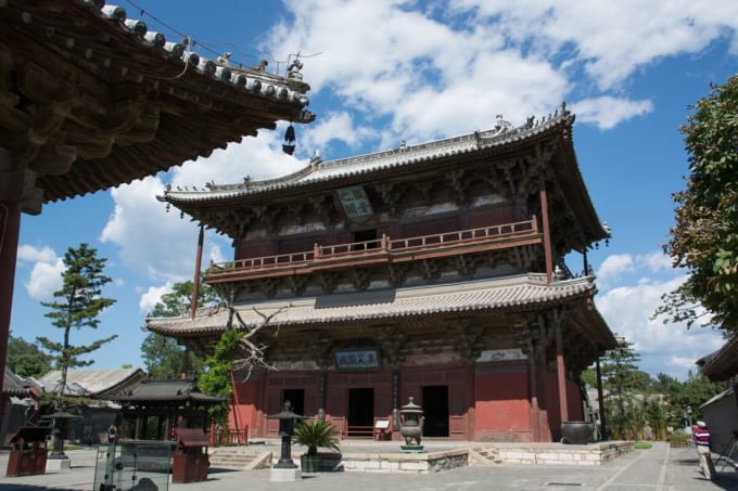 独楽寺（Dule Temple）