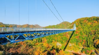 竜神大吊橋と紅葉