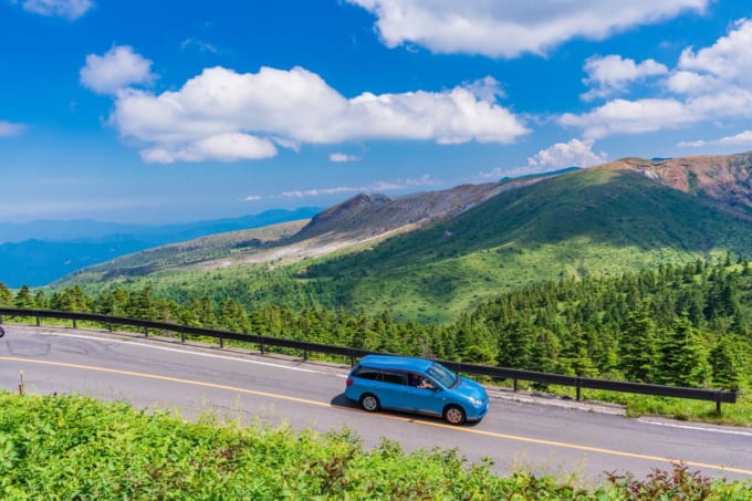 志賀草津道路をドライブ（群馬県）