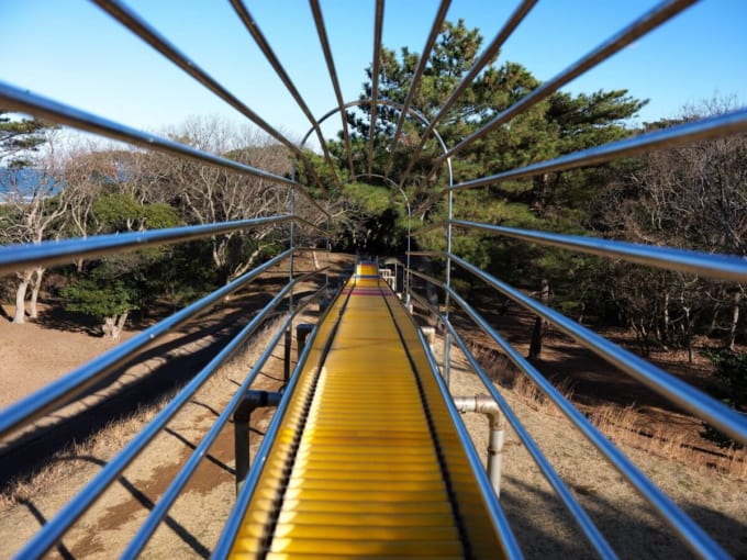 大野潮騒はまなす公園　ジャンボローラーすべり台