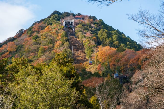 八幡山ロープウェイ（近江八幡市）