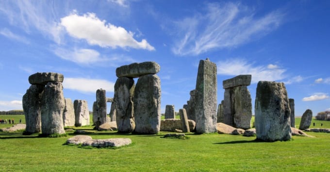 ストーンヘンジ（ソールズベリー）イギリスの世界遺産