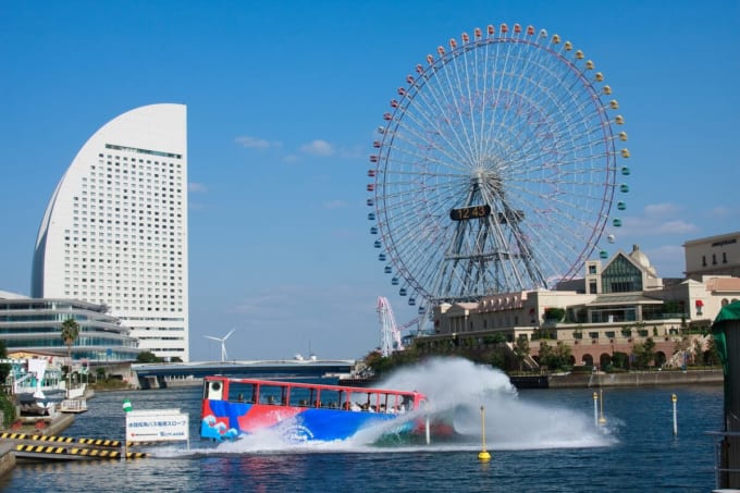 水陸両用バス「スカイダック横浜」