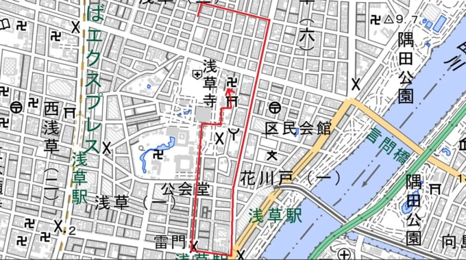 浅草・三社祭「大行列」の順路