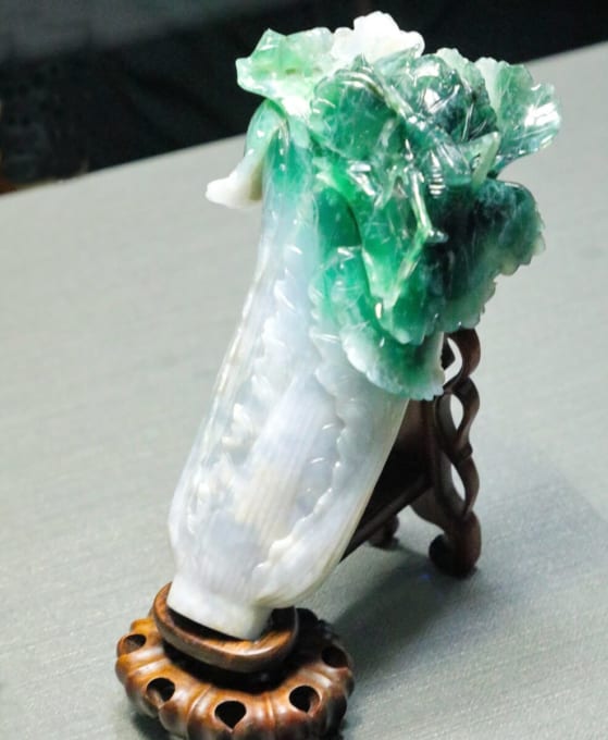 国立故宮博物院『翠玉白菜』（台湾台北市）