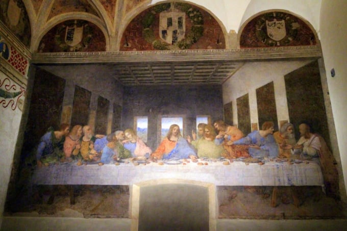 サンタ・マリア・デッレ・グラツィエ教会　最後の晩餐