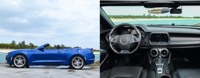 シボレー カマロ車内