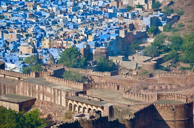 メヘラーンガル城砦［インド・ジョードプル］