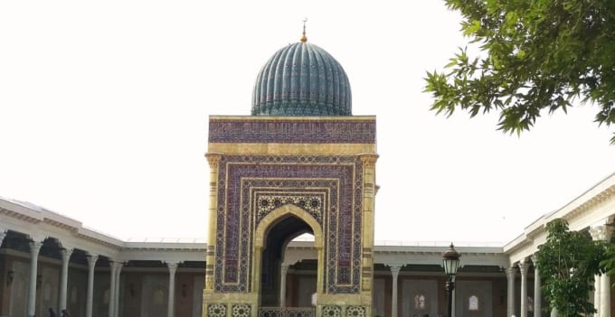 イマム・アル・ブハーリー廟（ウズベキスタン・サマルカンド）