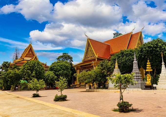 プノンペンのワット・ランカ（ランカー寺）