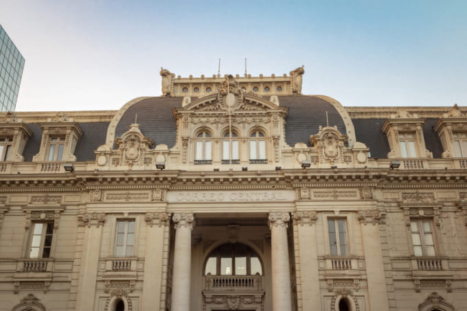 サンティアゴ中央郵便局（チリの首都サンティアゴ）