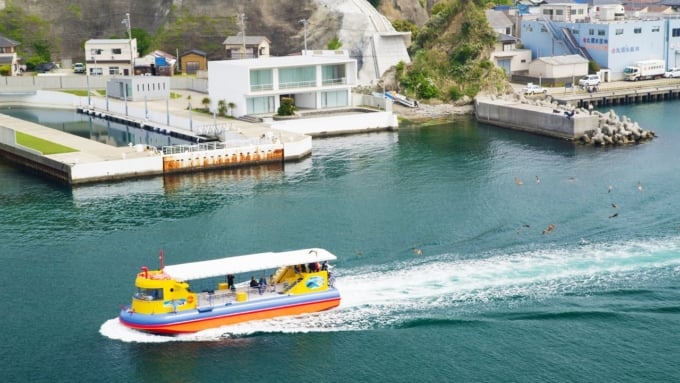 水中観光船「にじいろさかな号」