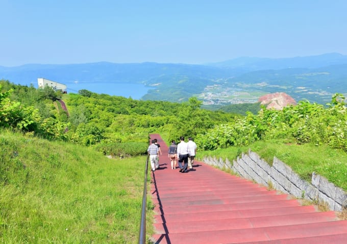 有珠山火口原展望台遊歩道