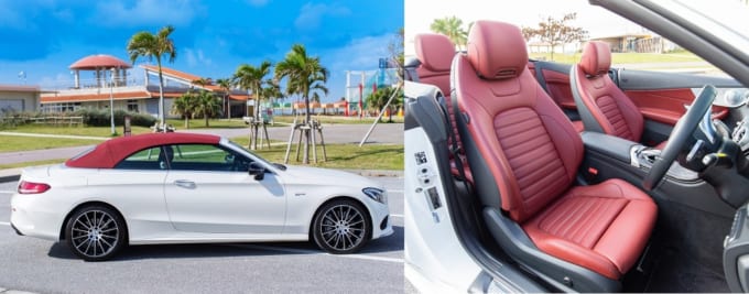 メルセデスベンツAMG・C43カブリオレ　車内