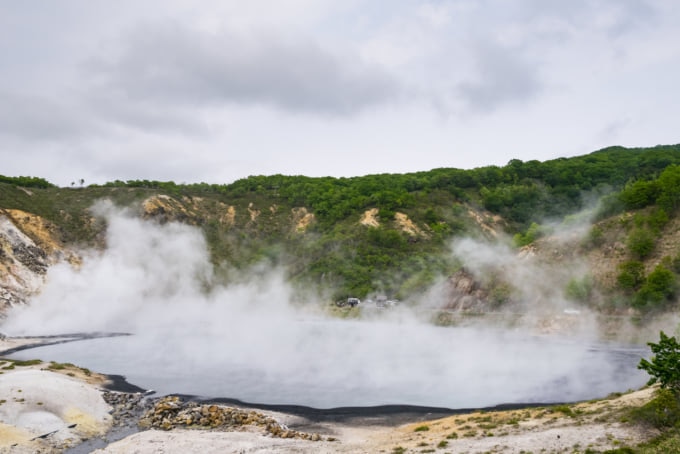 登別温泉　大湯沼