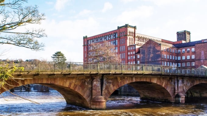 ダーウェント峡谷の工場群（イギリス世界遺産）