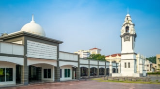 バーチ記念時計塔（マレーシア・イポー）