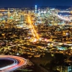 ツインピークスの夜景