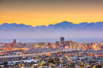 富山県スカイラインと山