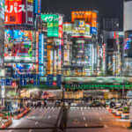 東京都新宿区の街並み