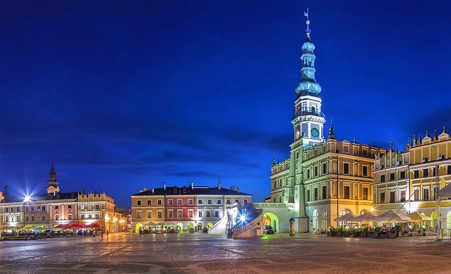 ポーランドの世界遺産「ルネサンスの真珠」と呼ばれたザモシチ旧市街