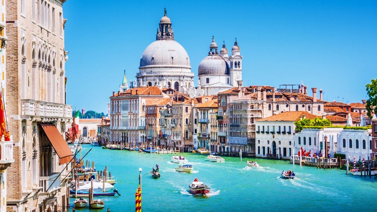 水の都ベニス油絵