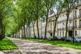 フランスのベルサイユにあるアベニュー