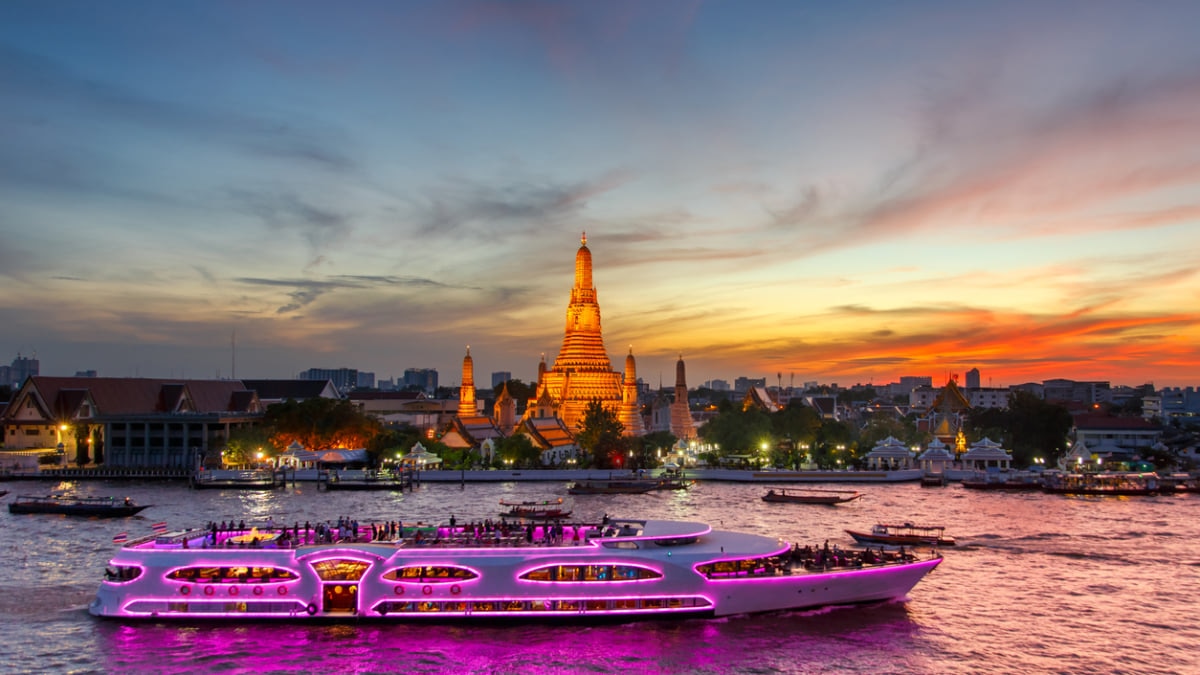 Thailand Cruise Bangkok Dinner Cruise Ayutthaya River Cruise Rice Barge ...