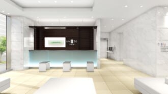 ユニゾイン広島駅前のロビー