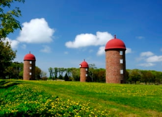 フォトジェニックと話題になった根室明治公園サイロ