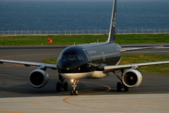 スターフライヤーの飛行機