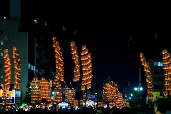 有名な竿灯まつりのほかには？秋田県秋田市のお祭りを紹介！