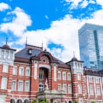赤いレンガの東京駅