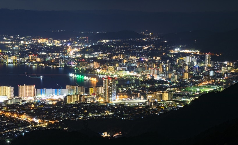 ドライブデートから絶景まで！滋賀県で夜景が美しいと評判のスポット