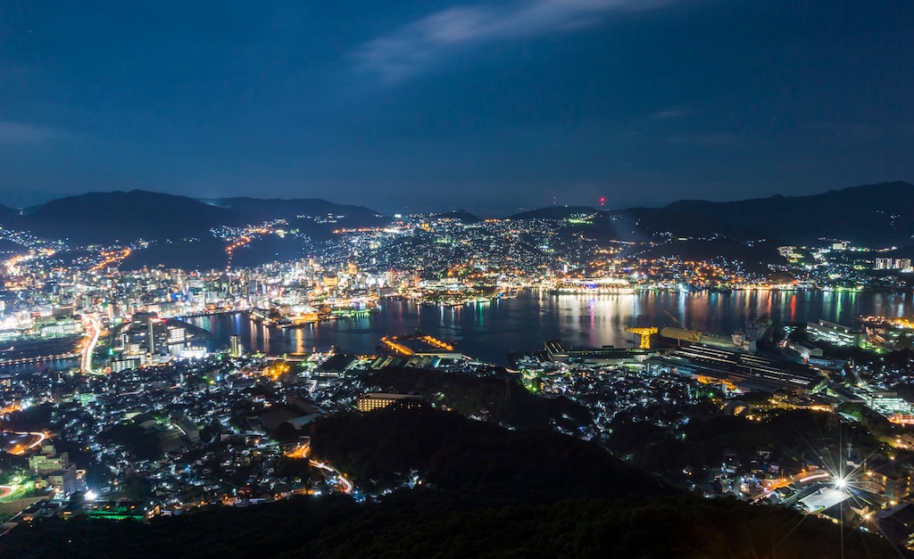 長崎を代表する観光名所！稲佐山の1000万ドルの夜景を見に行こう！