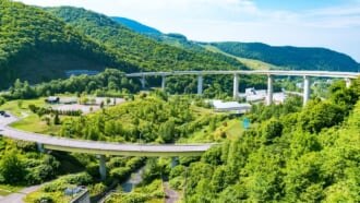 朝里スカイループ　北海道小樽市朝里川温泉