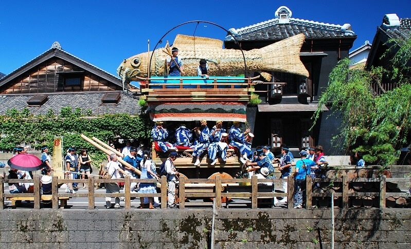 千葉県香取市でお祭りを楽しもう！関東三大祭りのひとつ、佐原の大祭も迫力満点！