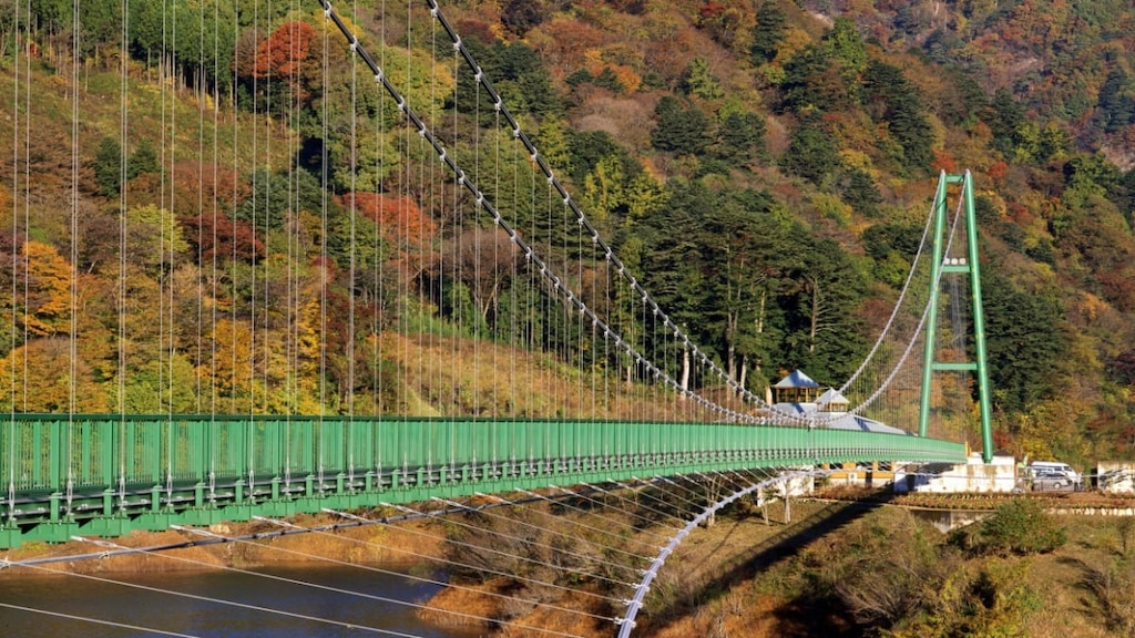 もみじ谷大吊橋を観光しよう！塩原のパノラマ景色を楽しむ