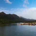 リフエ空港からライス・ストリートを南下したところにあるカウアイ島最大の港「ナウィリウィリ港