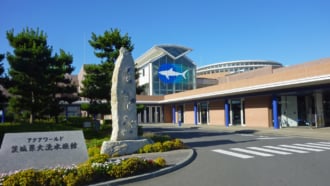 茨城県最大規模を誇るアクアワールド茨城県大洗水族館のエントランス