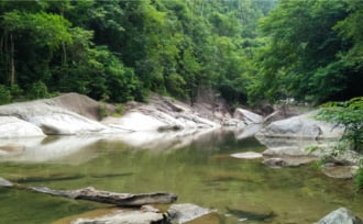 タイ パリエンのラムプローク滝