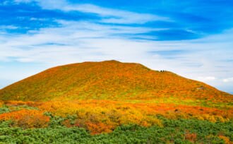 紅葉が美しい栗駒山