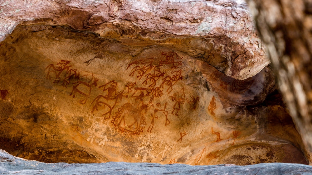 インドのプリミティブアートを鑑賞！世界遺産ビンベットカのロック