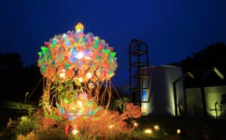 宮沢賢治童話村のライトアップ