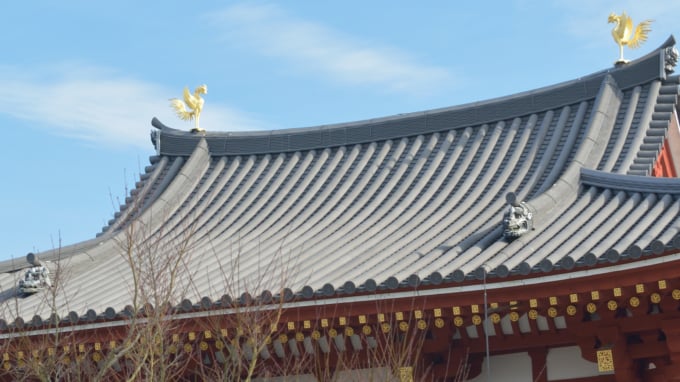 平等院　龍頭瓦